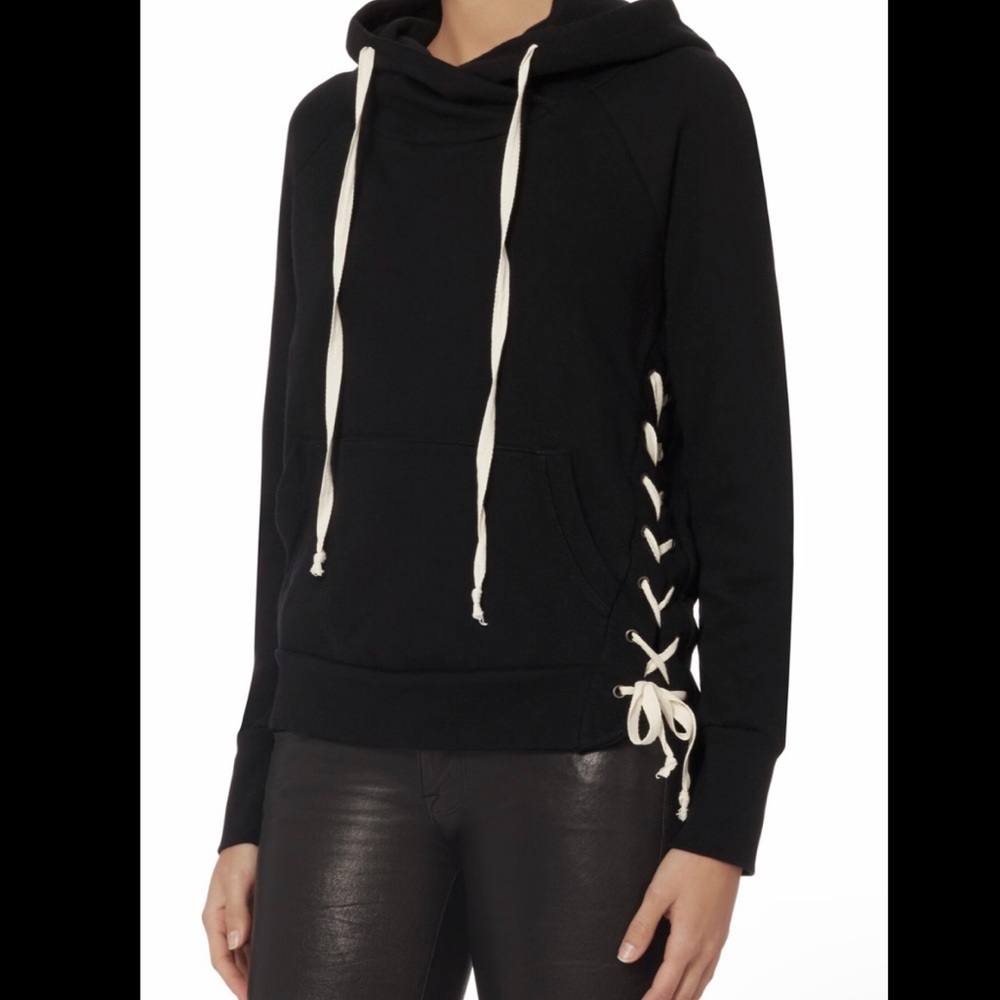 NSF Enzo Side Lace Hoodie size small
